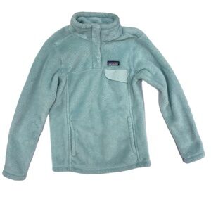 Patagonia Polartec Light Blue Fleece 1/4 Snap- Pullover – Women’s XS